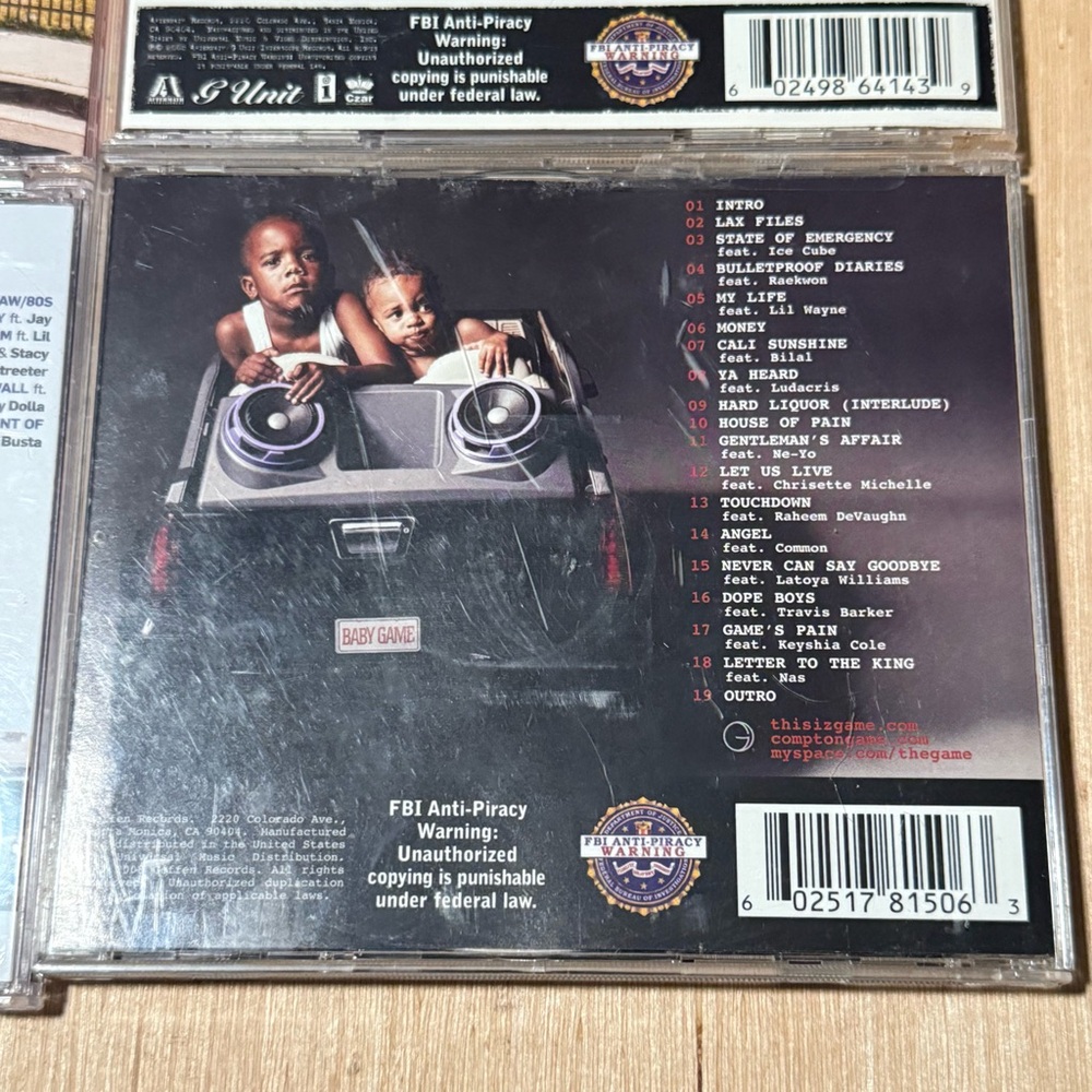 The Game 4-CD Lot Documentary/2/2.5/Lax Great Condition 5 CD’s Total Read Below! - Picture 9 of 14